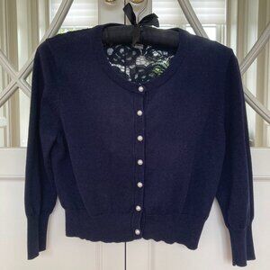 Karl Lagerfeld-Paris navy/black sweater